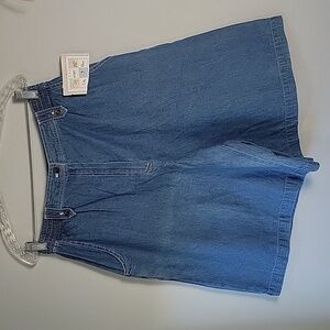 NWT vintage high rise gaucho denim short